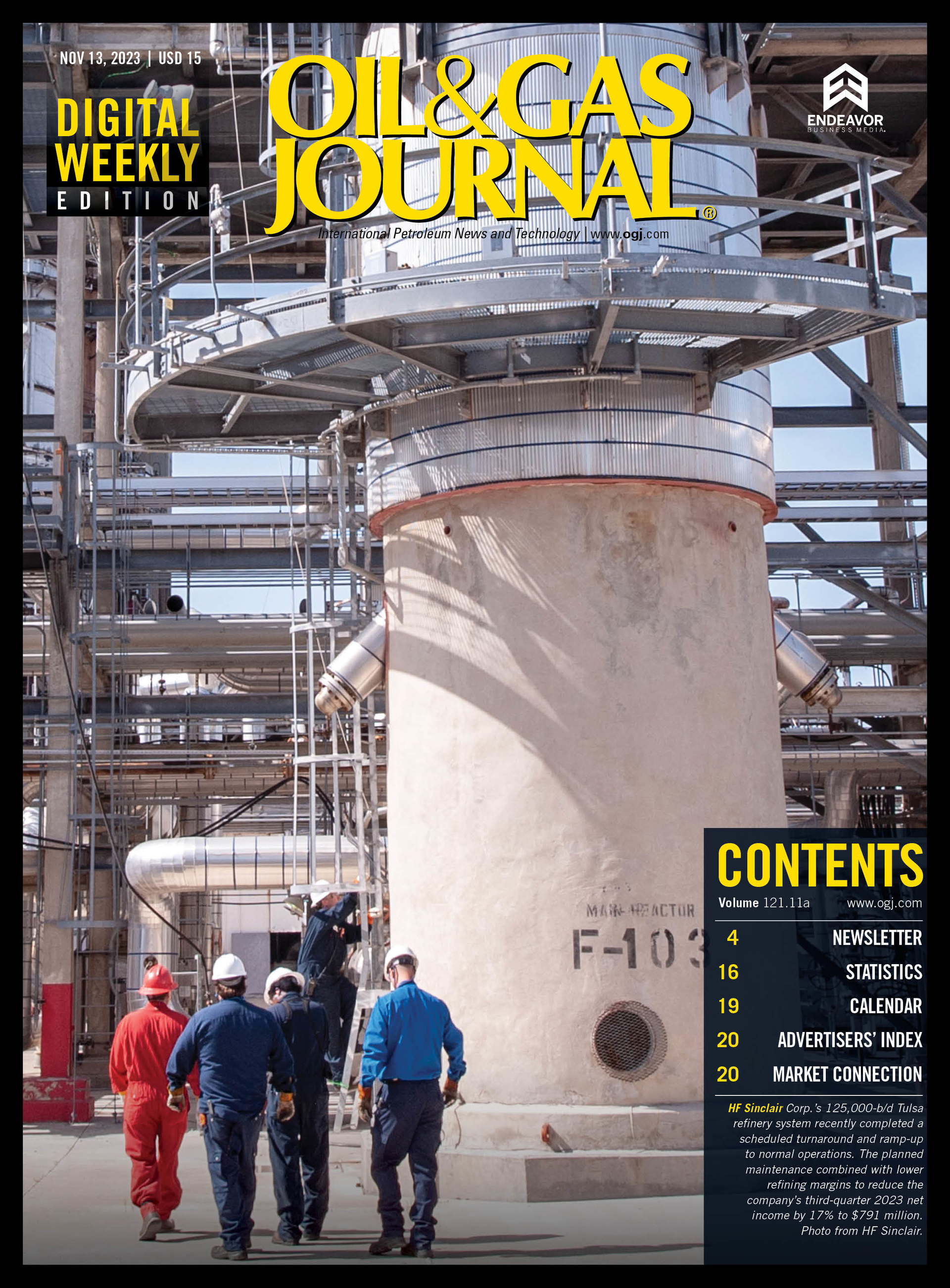 Volume 121, Issue 11a cover image