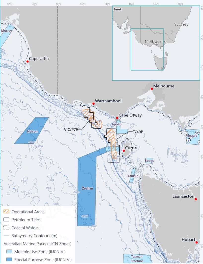 ConocoPhillips Otway basin exploration permits