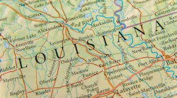Map of Louisiana. Map of Louisiana.