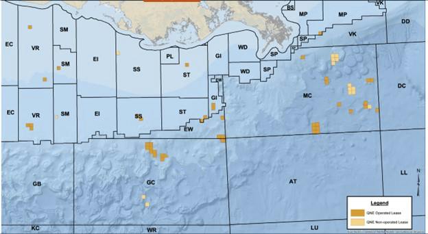 QuarterNorth Energy operations in US Gulf of Mexico.