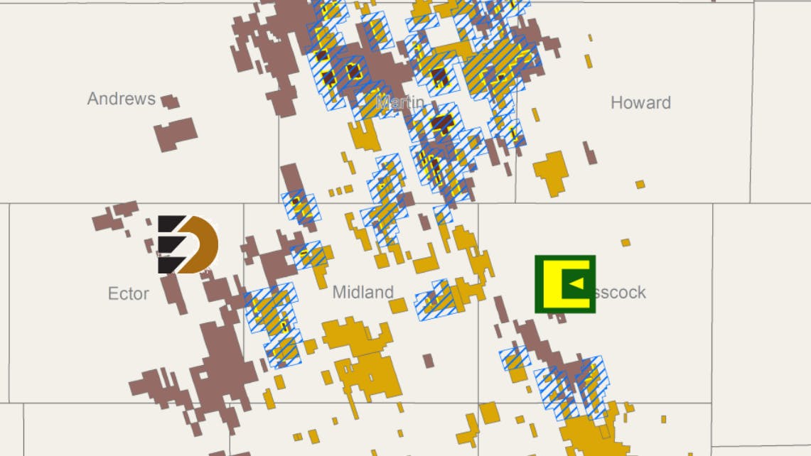 Diamondback executives expect to generate a lot of synergies from the combination of their Midland Basin operations with those of Endeavor.