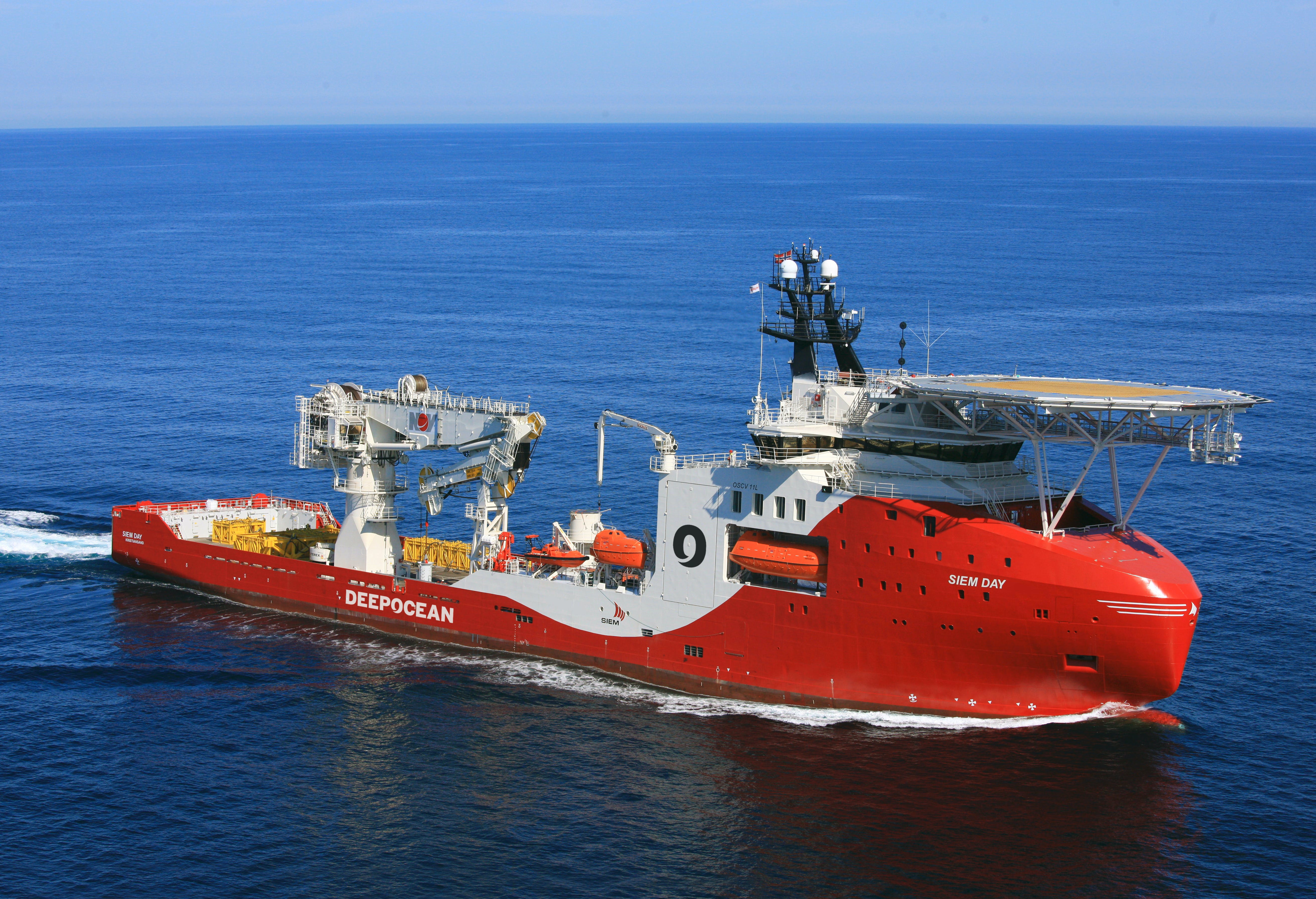 DeepOcean's MPSV Siem Day will perform subsea work offshore Guyana for ExxonMobil.