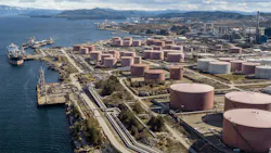 Equinor Refining AS’ 226,000-b/d refinery at Mongstad, on Norway’s western coast. Equinor Refining AS’ 226,000-b/d refinery at Mongstad, on Norway’s western coast.