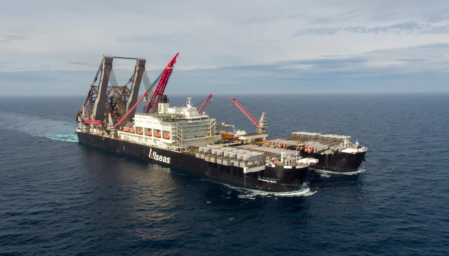 Allseas' Pioneering Spirit construction vessel.