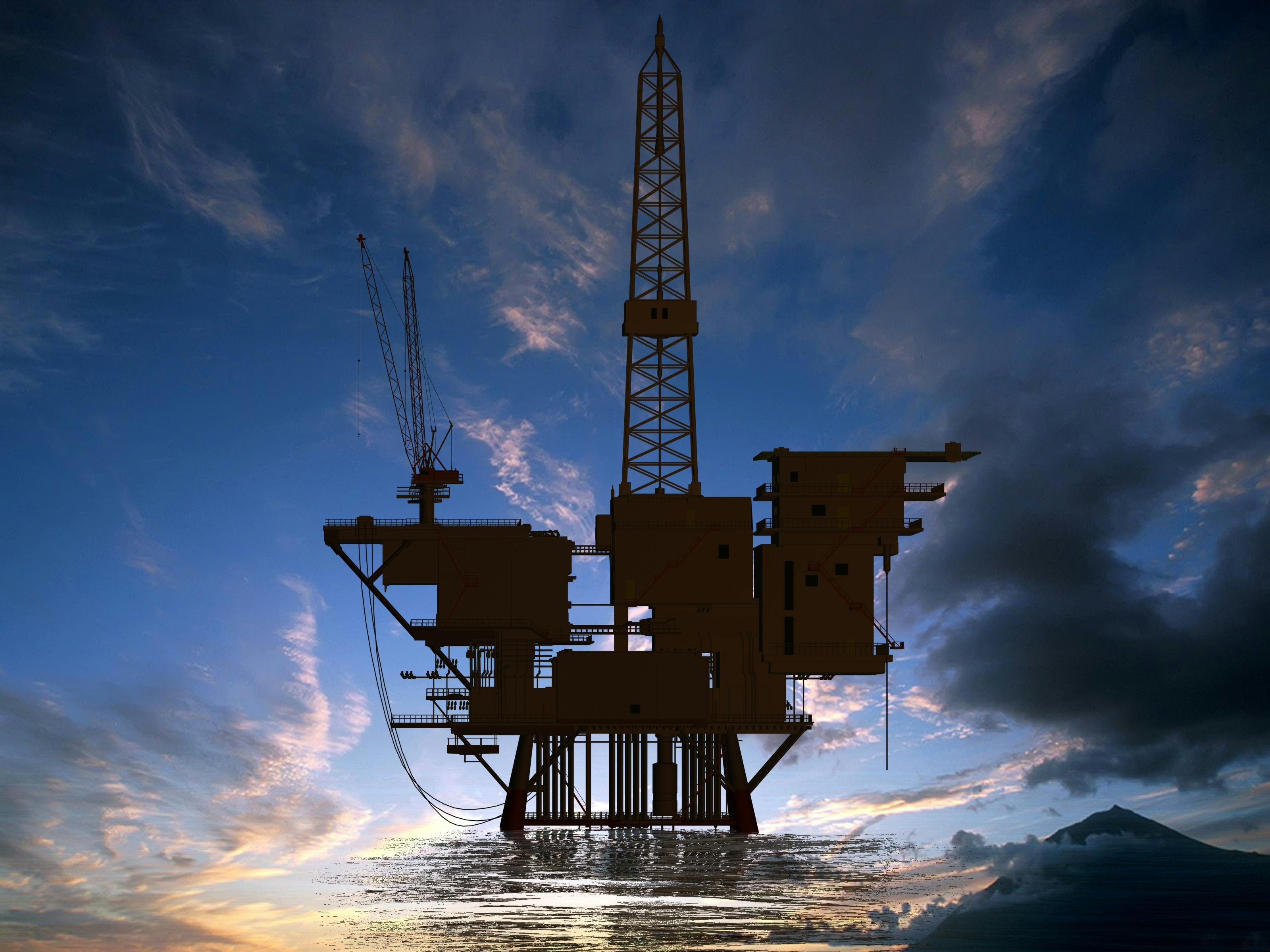File photo. Offshore rig.