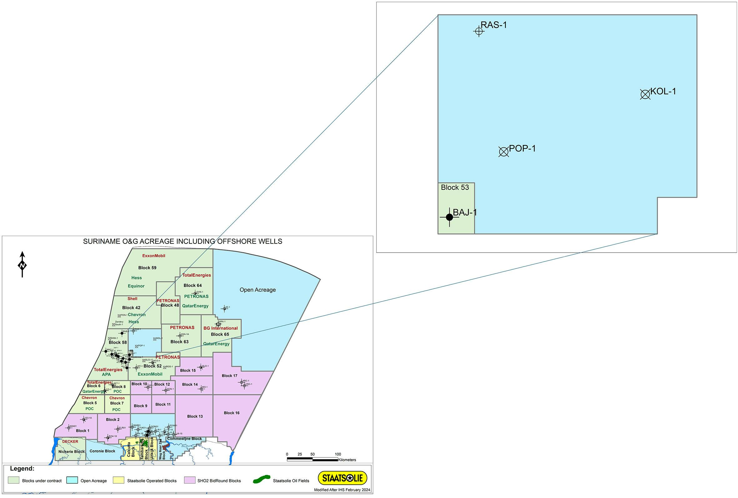 Block 53 offshore Suriname.