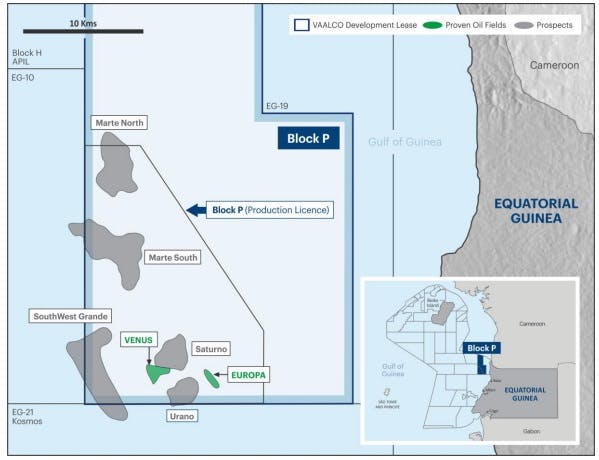 VAALCO operations offshore Equatorial Guinea.