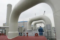 Gas compressor station Eischleben. Gas compressor station Eischleben.