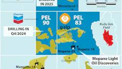 Mopane light oil discoveries offshore Namibia. Mopane light oil discoveries offshore Namibia.