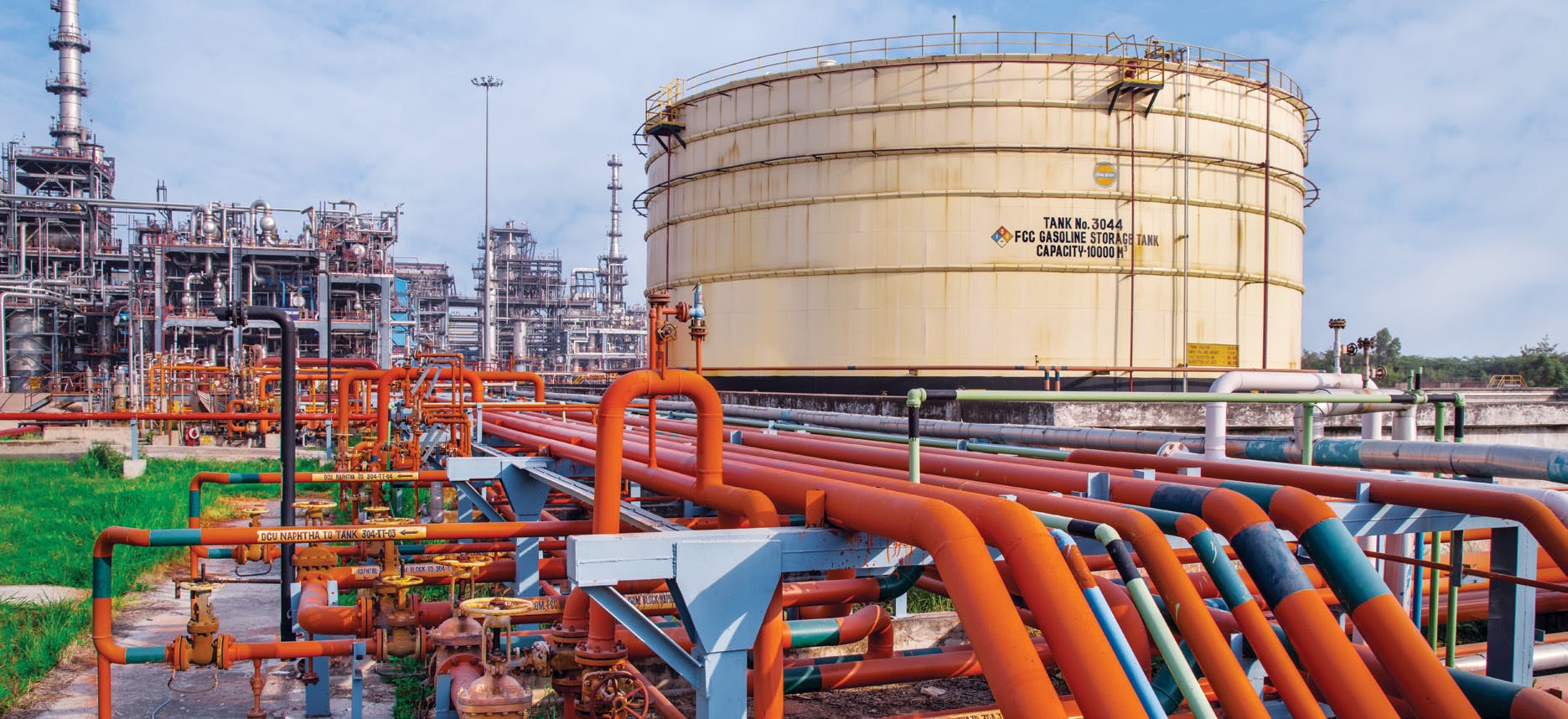 Indian Oil Corp. operations at Paradip refinery, India.