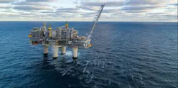 Equinor's Troll A platform in the North Sea. Equinor's Troll A platform in the North Sea.