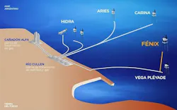 Fenix development offshore Argentina. Fenix development offshore Argentina.