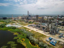 Rompetrol Rafinare SA's Petromidia refinery, Romania. Rompetrol Rafinare SA's Petromidia refinery, Romania.