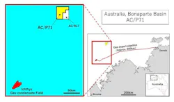 Exploration Block AC/P71 Offshore Western Australia. Exploration Block AC/P71 Offshore Western Australia.