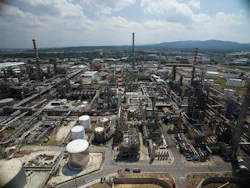 Eni SPA Livorno refinery, Italy. Eni SPA Livorno refinery, Italy.