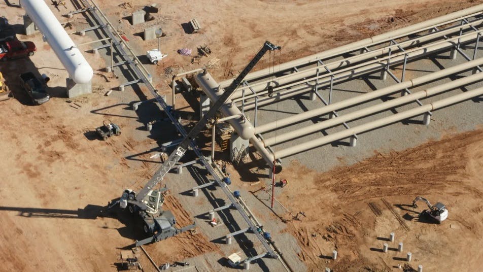 Tall Oak Midstream III infrastructure in Oklahoma.