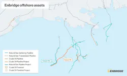 Enbridge Inc. offshore Gulf of Mexico assets. Enbridge Inc. offshore Gulf of Mexico assets.