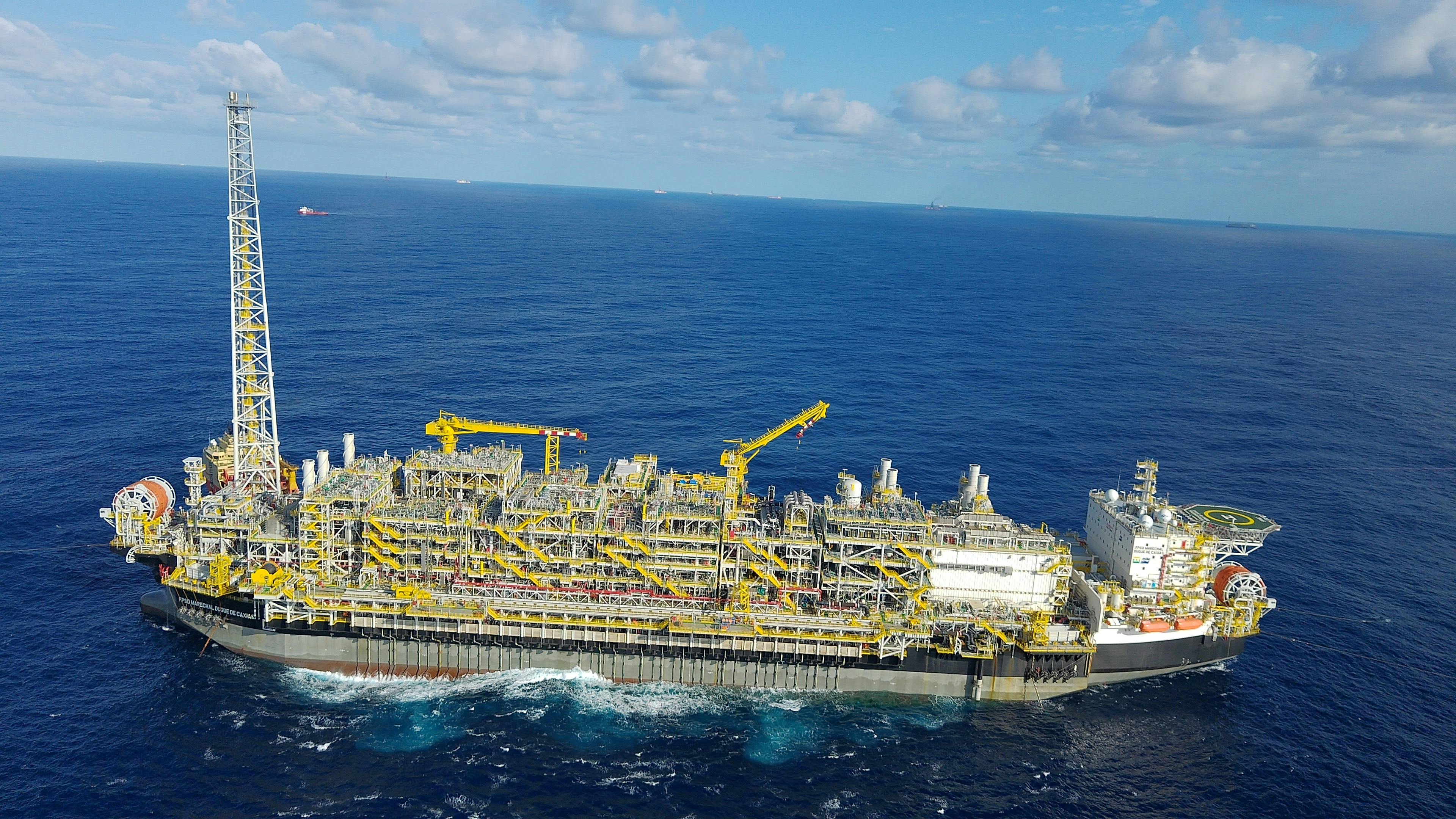 FPSO Marechal Duque de Caxias at Mero Field, Santos basin, offshore Brazil.