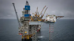 Mariner oil and gas operations, North Sea. Mariner oil and gas operations, North Sea.