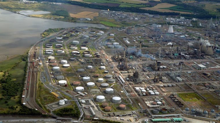 Petroineos Manufacturing Scotland Ltd.&rsquo;s Grangemouth refinery complex on the Firth of Forth in Scotland. (Fig. 1).