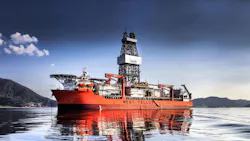 Seadrill West Tellus drillship. Seadrill West Tellus drillship.