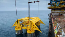 Åsgard subsea installation, Norwegian Sea. Åsgard subsea installation, Norwegian Sea.