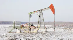 Oil pump jack. Bashkortostan, Russia. Oil pump jack. Bashkortostan, Russia.