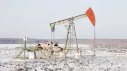 Oil pump jack. Bashkortostan, Russia. Oil pump jack. Bashkortostan, Russia.