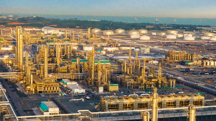 Pengerang Integrated Complex at Johor in southern Peninsular Malaysia.