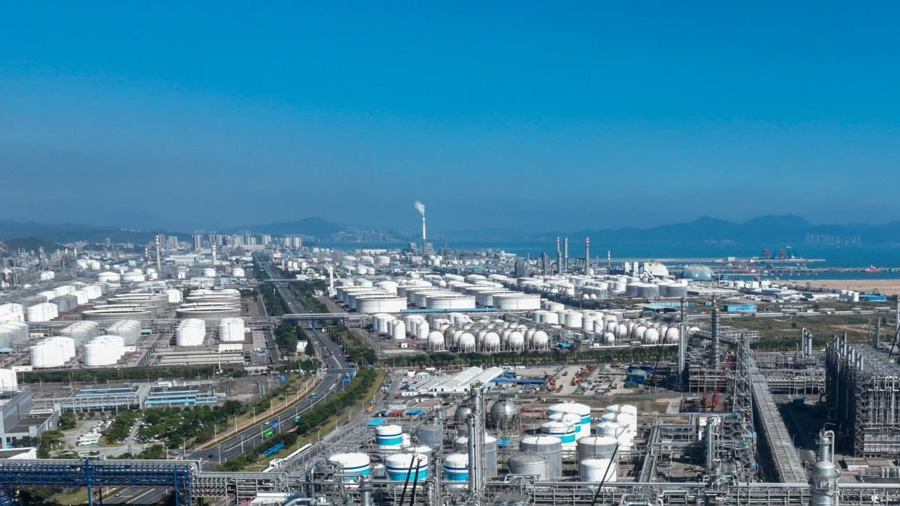 CSPC petrochemical complex, Guangdong Province, China