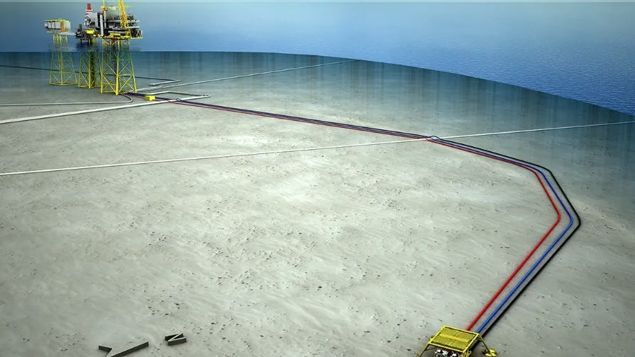 Oda field development concept.