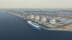 Rio Grande LNG rendering Rio Grande LNG rendering