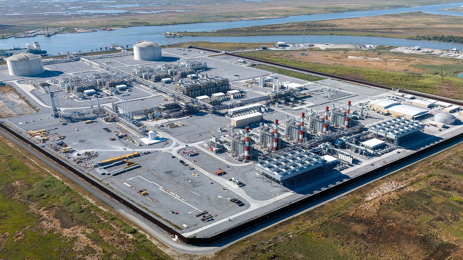 Venture Global's Calcasieu Pass LNG plant
