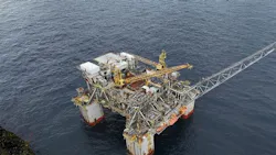 Chevron Blind Faith semibusmersible platform Chevron Blind Faith semibusmersible platform