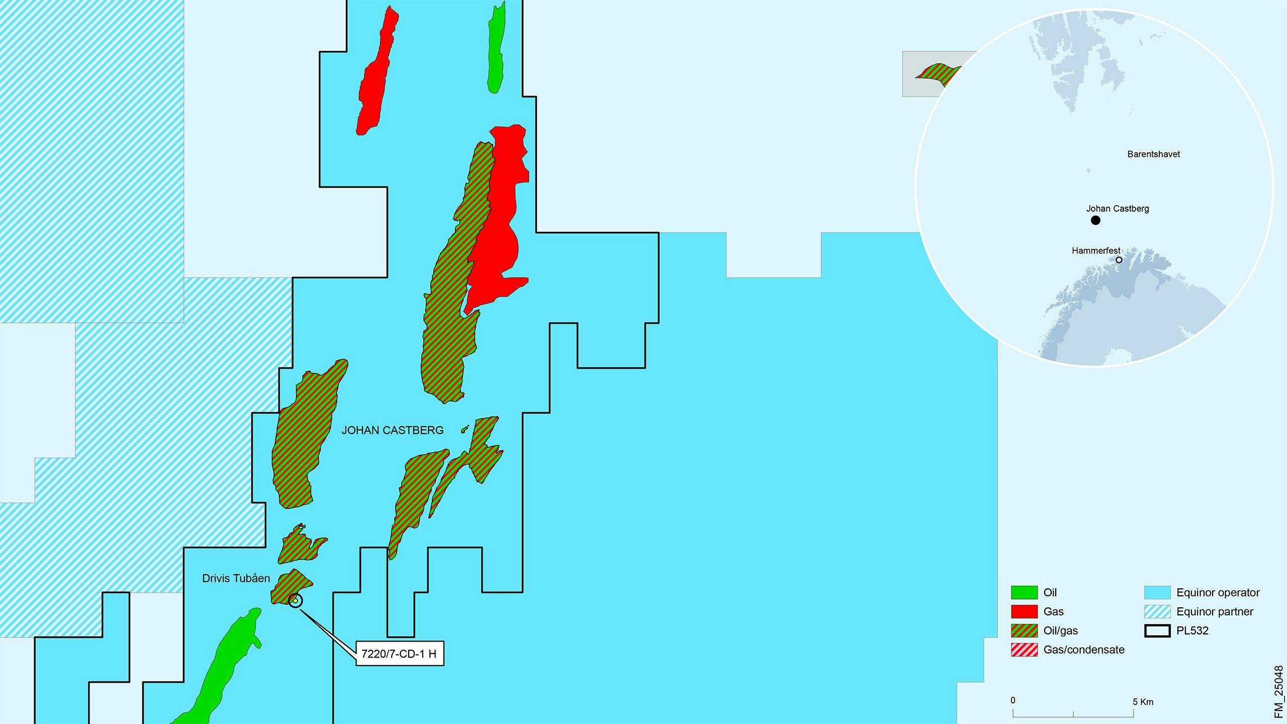 Equinor discovery map