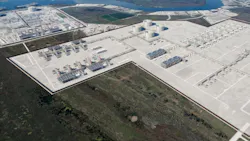 Venture Global CP2 LNG plant rendering Venture Global CP2 LNG plant rendering