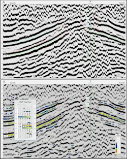 Reconditioned seismic data (Fig. 7) Reconditioned seismic data (Fig. 7)
