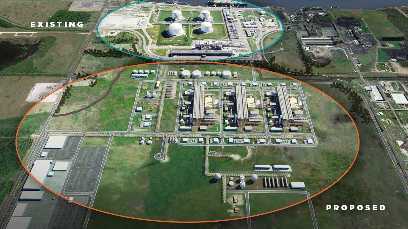 Energy Transfer Lake Charles LNG project