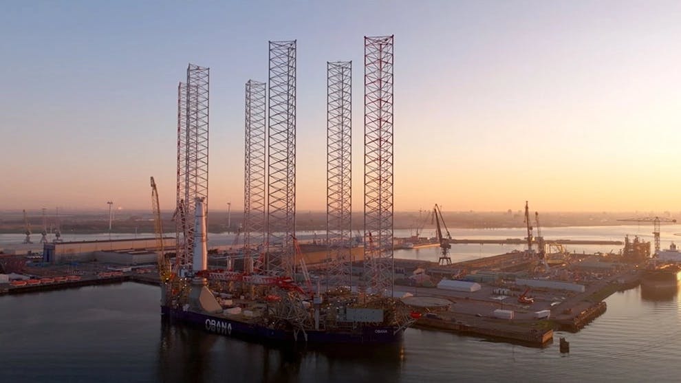 Petrodec jack-up vessel Obana