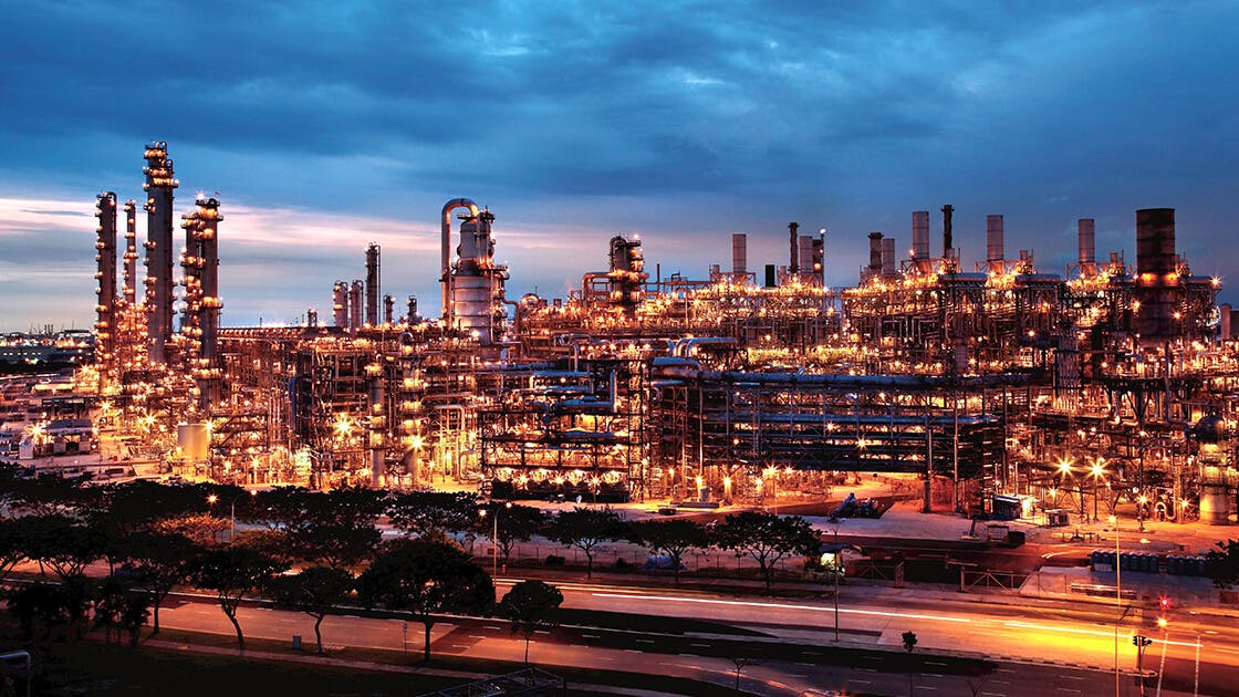 ExxonMobil Singapore refinery