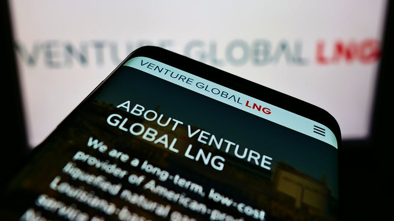 Venture Global website section