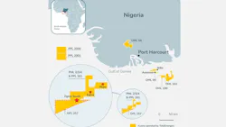Map of assets offshore Nigeria operated by TotalEnergies Map of assets offshore Nigeria operated by TotalEnergies