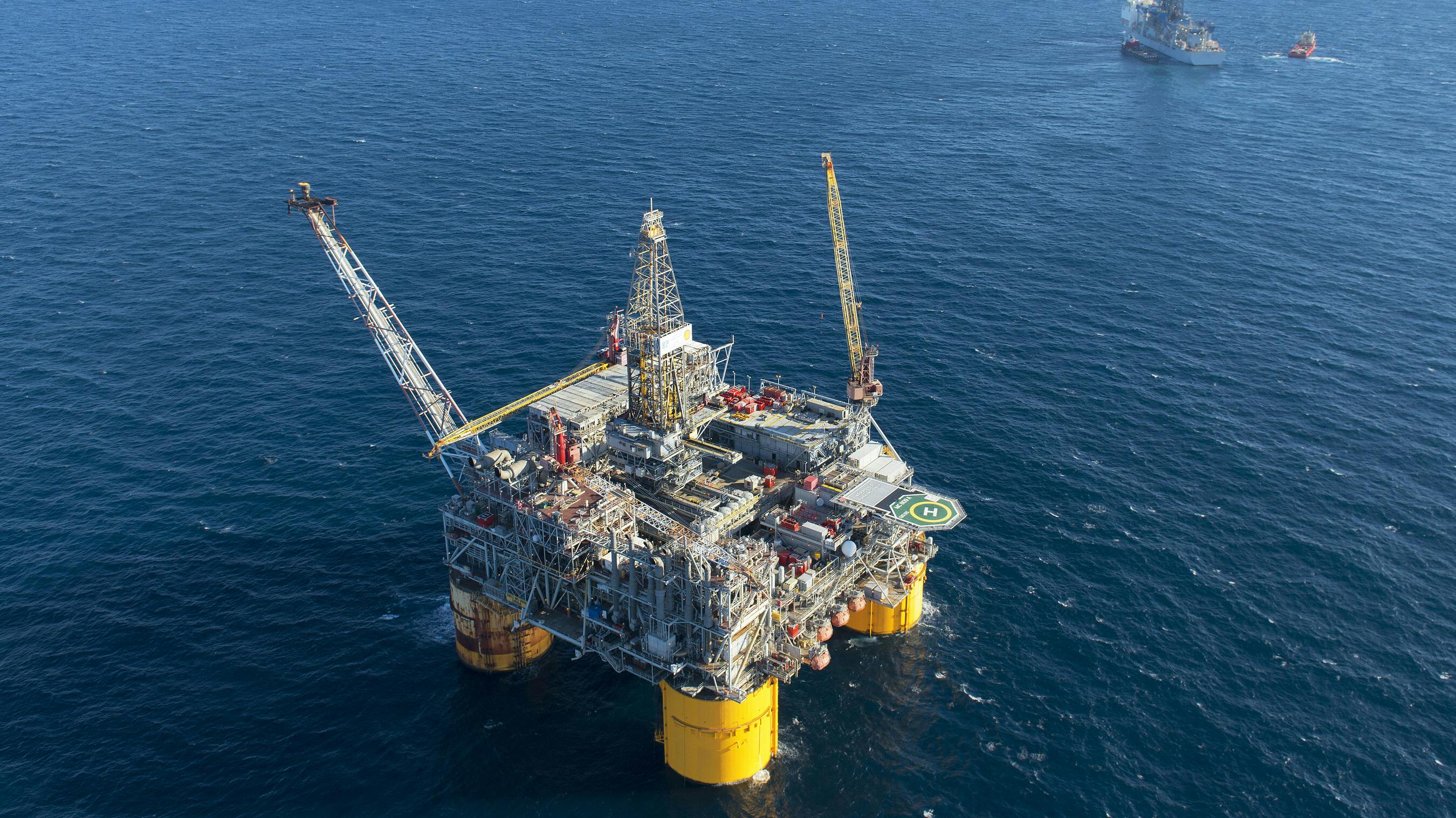 Ursa tension leg platform in the Gulf of Mexico