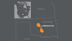 Ovintiv Oklahoma asset map Ovintiv Oklahoma asset map