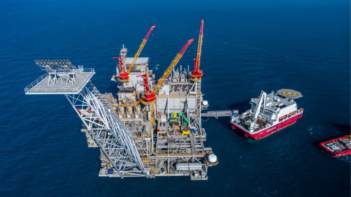 Leviathan platform offshore Israel