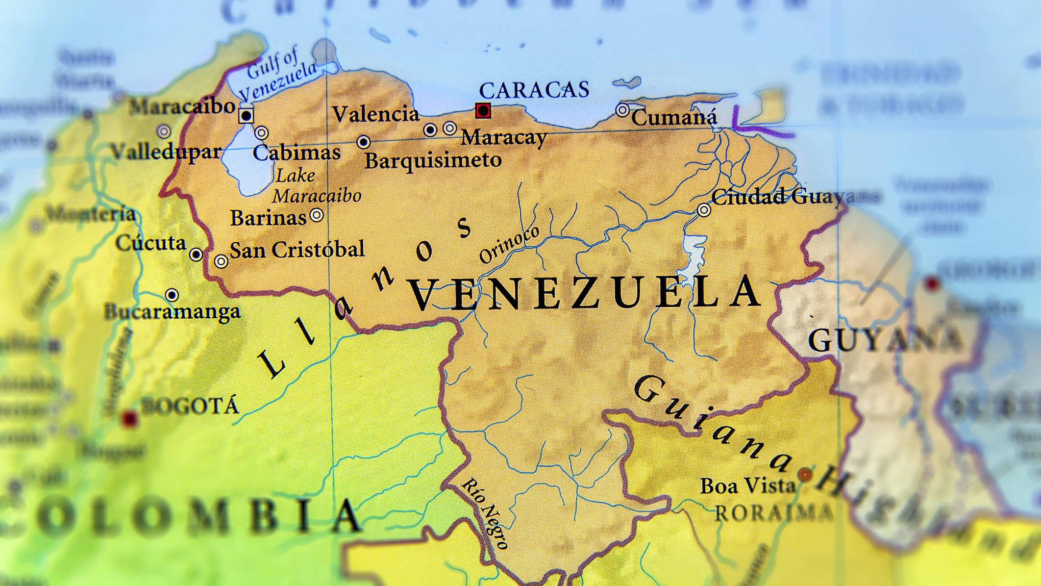 Map of Venezuela