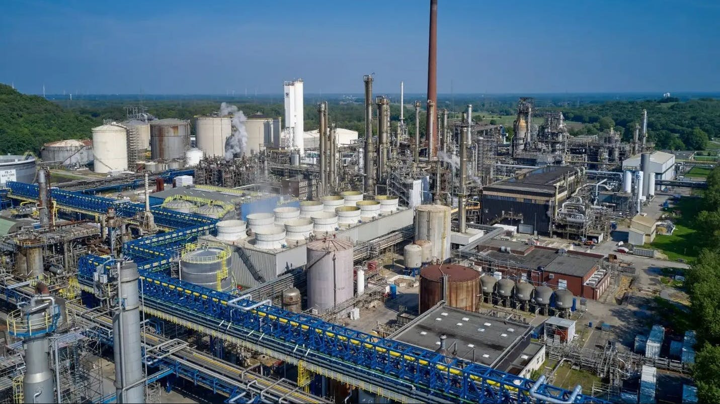 bp refinery in Gelsenkirchen