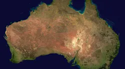 Australia outline Australia outline