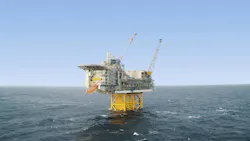 Ivar Aasen platform in the North Sea Ivar Aasen platform in the North Sea