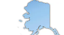 State of Alaska outline State of Alaska outline